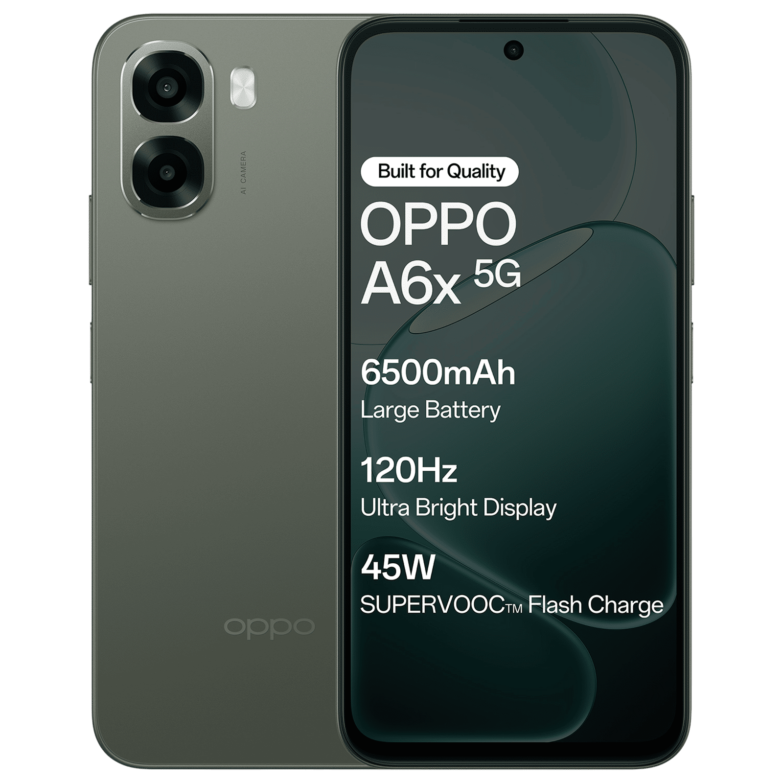 Buy oppo A6x 5G (4GB RAM, 128GB, Olive Green) Online - Croma